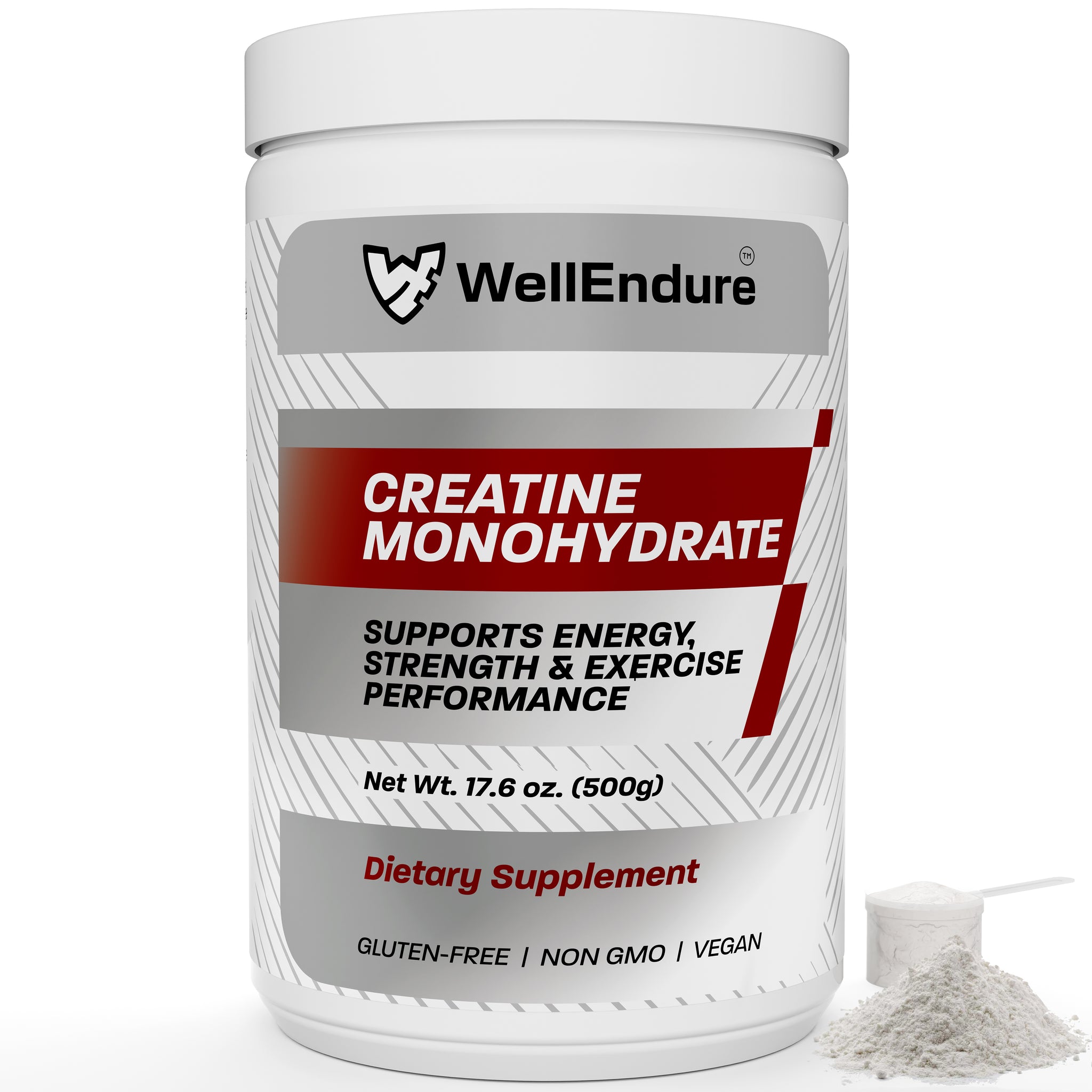 WellEndure Creatine Monohydrate Powder, 500g