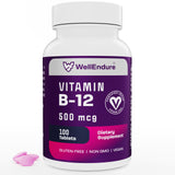 Vitamin B-12 500 mcg, 100 Tablets